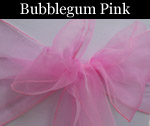 Organza Bubblegum Pink