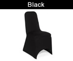 Black Spandex Chair Covers