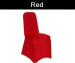 Red Spandex Chair Covers